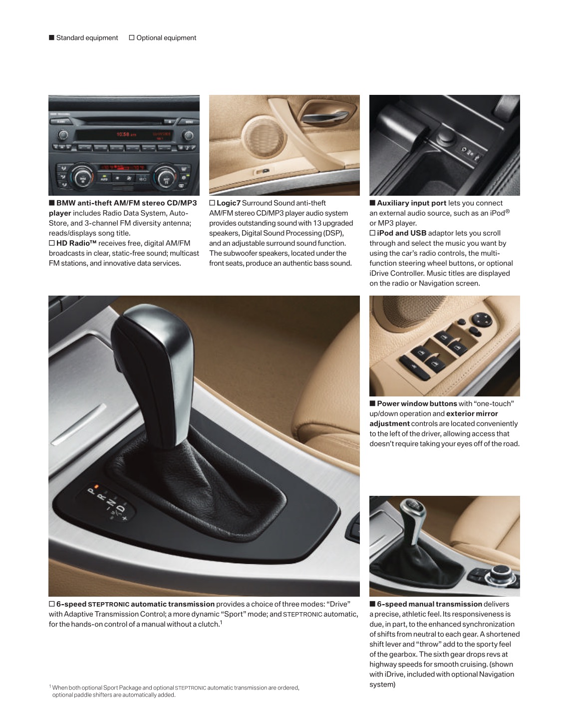 2009 BMW 3-Series Sedan Brochure Page 6